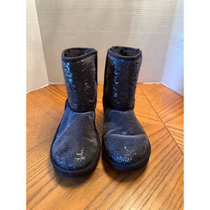 Girls UGG Boots Size Unknown Black Sequin